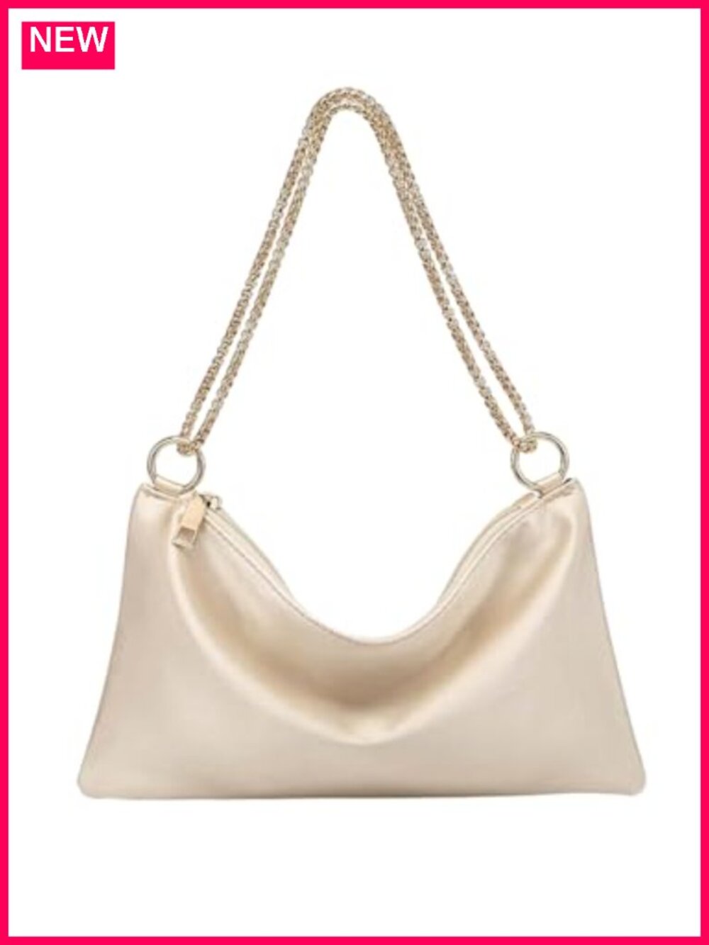 Satin Evening Clutch Purse - Silk Party Bag Square Top Handle